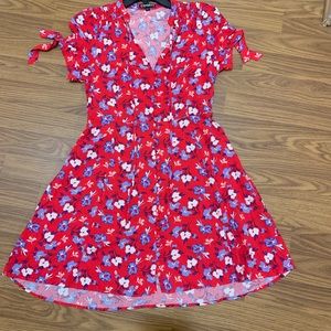 Express Floral Dress Size XS